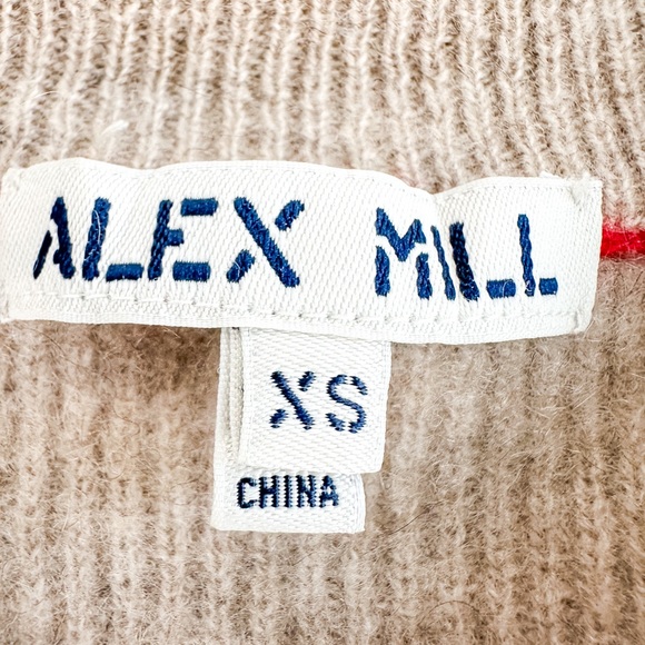 Alex Mill Cashmere Crewneck Sweater Pull Over Women’s Beige - Size XSmall - Picture 7 of 10